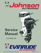 1993 30HP E30ELET Evinrude outboard motor Service Manual